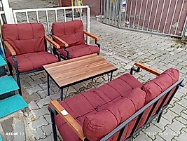 Bahçe balkon oturma gurubu