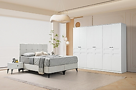 Defne yatak odası yatak baza dahil