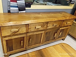 Orjinal kestane ahşap konsol 200cm