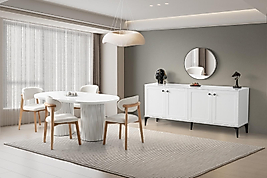 Bohem yemek odası takımı